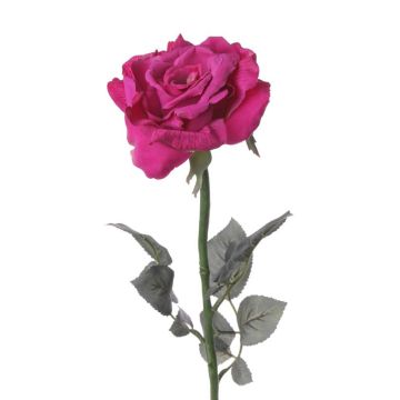 Rosa sintética QUINZY, rosa, 65cm, Ø13cm