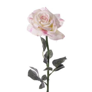 Rosa sintética QUINZY, rosa palo, 65cm, Ø13cm