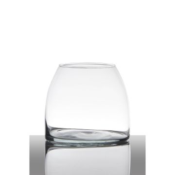 Portavelas para mesa AURELIO, cónico/redondo, transparente, 12cm, Ø9cm