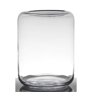 Jarrón de suelo EIKE, cilíndrica/redonda, transparente, 30cm, Ø23cm