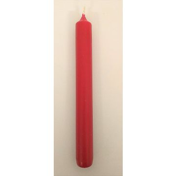 Vela para candelabro/ Velas cónicas CHARLOTTE, rojo oscuro, 18,5cm, Ø2,1cm, 6,5h - Hecho en Alemania