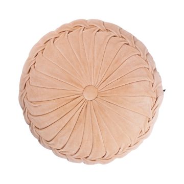 Cojín redondo BELLONA, rosa pálido, 10x40cm