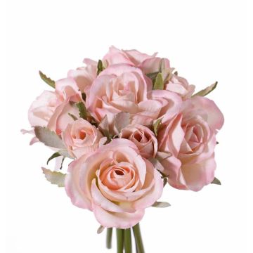 Ramillete de rosas sintéticas ROSILA, rosa, 20cm, Ø15cm