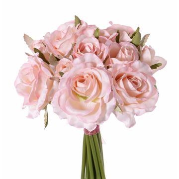 Ramillete de rosas sintéticas ROSILA, rosa, 25cm, Ø20cm