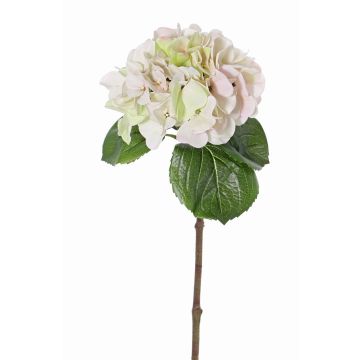 Hortensia sintética CHIDORI, rosa-crema, 60cm, Ø20cm