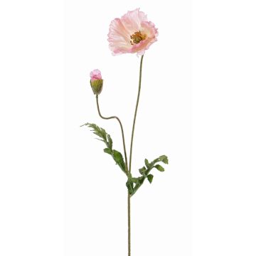 Amapola de plástico LIENTJE, rosa, 65cm, Ø12cm