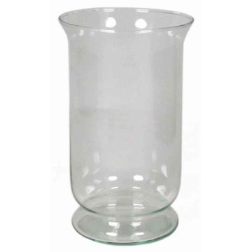 Farolillo de cristal SHARON, cilíndrico/redondo, transparente, 21,5cm, Ø13cm