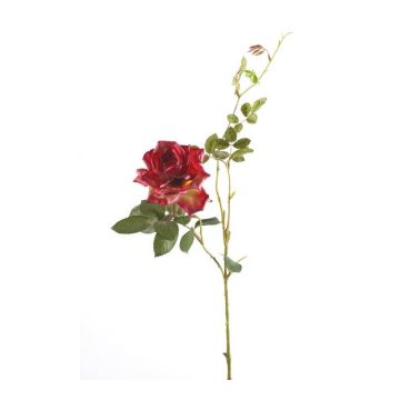 Rama de rosa artificial BEATA, rosa, 75cm