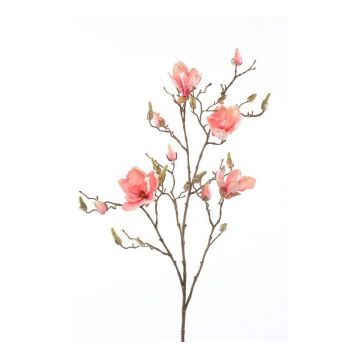 Flor falsa de magnolia CAELO, rosa, 105cm
