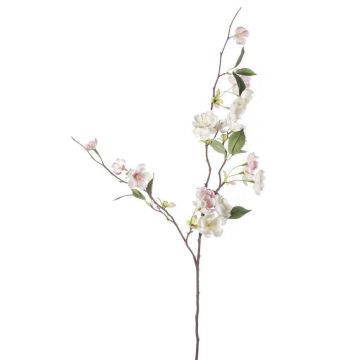 Rama de melocotonero de plástico CAMILLES, rosa-blanco, 80cm