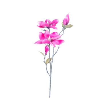 Magnolia artificial ZEON, rosa, 75cm