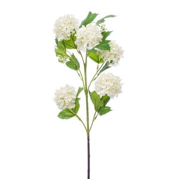 Rama de viburno artificial FONTE, crema, 75cm