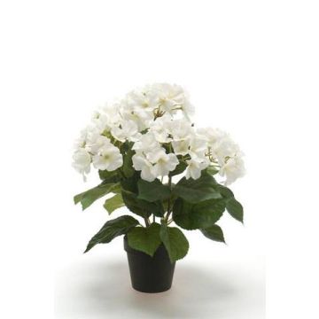 Hortensia de plástico JONE, crema, 40cm