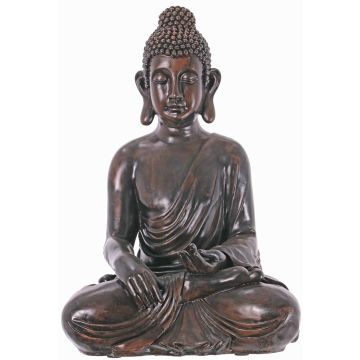 Figura de Buda RAJESH, meditando sentado, bronce, 50cm