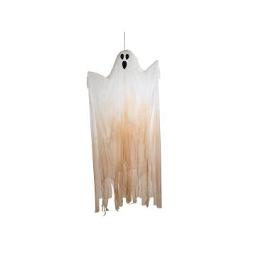 Figura de fantasma de Halloween HILDEGARDA, función movimiento-sonido, LEDs, 155cm