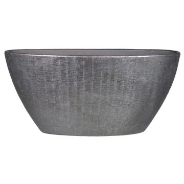 Cuenco de cerámica AGAPE con grano, negro, 73x17x36cm