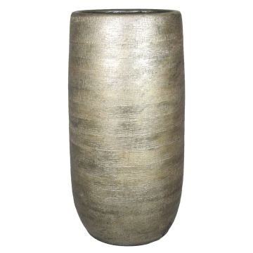 Jarrón de cerámica AGAPE con grano, oro, 50cm, Ø24,5cm
