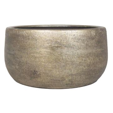 Cuenco de cerámica AGAPE con grano, oro, 14cm, Ø28cm