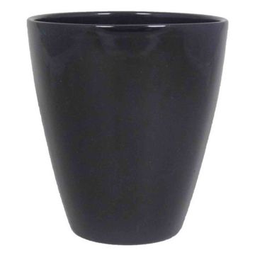 Jarrón de cerámica TEHERAN PALAST, negro, 17cm, Ø13,5cm