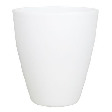 Jarrón de cerámica TEHERAN PALAST, blanco-mate, 17cm, Ø13,5cm