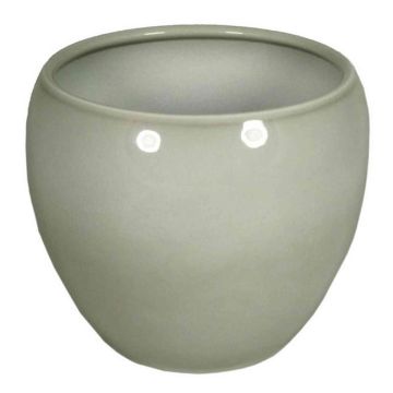 Maceta de cerámica para plantas URMIA BASAR, gris, 15cm, Ø17cm