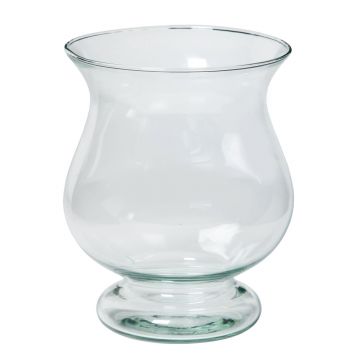Copa de cristal ZANIYE con pie, transparente, 20cm, Ø17cm