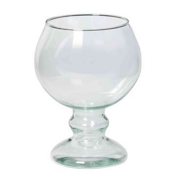 Copa de vidrio JEOMA con pie, transparente, 19cm, Ø14cm