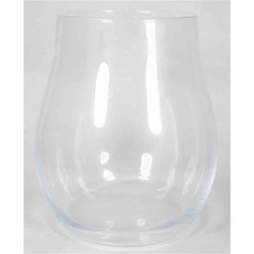 Jarrón para velas KASINDA, transparente, 32cm, Ø26cm