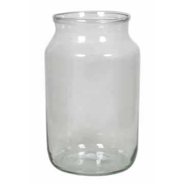 Botella de vidrio SADE, transparente, 30cm, Ø18cm