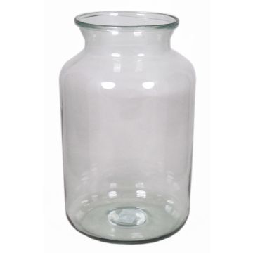 Botella de vidrio SADE, transparente, 40cm, Ø23cm