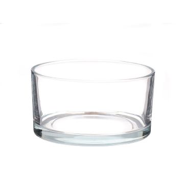 Cuenco para fruta VERA AIR de cristal, transparente, 7,8cm, Ø15cm
