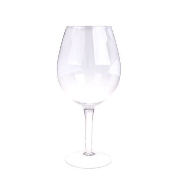 Copa de vino XXL ROGER AIR sobre soporte, transparente, 50cm, Ø23cm, 6L