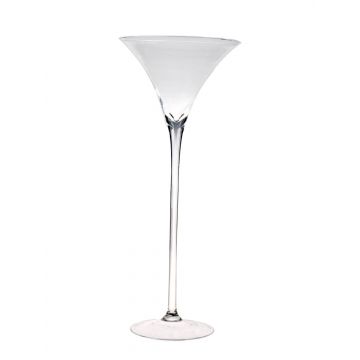 Copa de martini SACHA AIR con pie, transparente, 60cm, Ø26cm