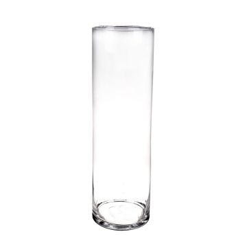 Jarrón de suelo cilíndrico SANYA AIR, transparente, 50cm, Ø15cm