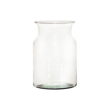 Jarrón de suelo de cristal HANNA AIR, vidrio ecológico, 40cm, Ø12,5cm/Ø18,7cm