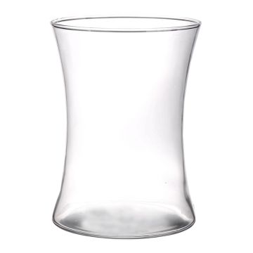 Florero LIZ AIR de cristal, transparente, 19cm, Ø13,5cm