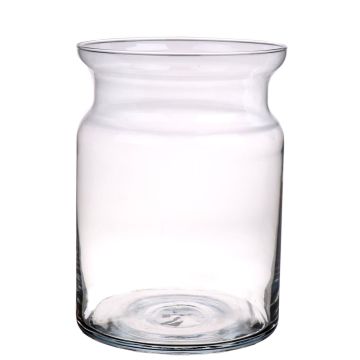 Farol de cristal HANNA AIR, transparente, 25cm, Ø18cm