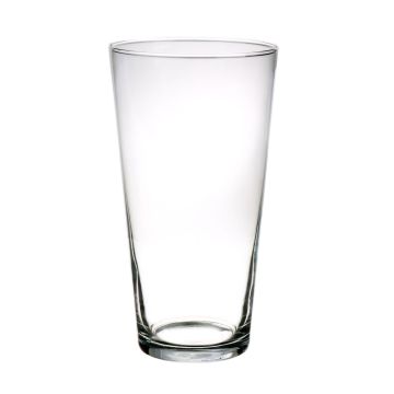 Florero ANNA AIR de cristal, transparente, 29,5cm, Ø11cm/Ø16cm