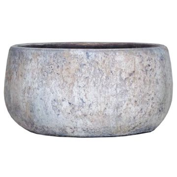 Cuenco de cerámica MORTAZA con grano, azul-beige, 12cm, Ø24cm