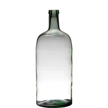 Botella de vidrio NIRAN, reciclado, transparente-verde, 50cm, Ø19cm