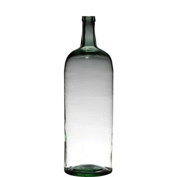 Botella de vidrio NIRAN, reciclado, transparente-verde, 60cm, Ø19cm
