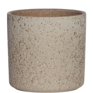 Maceta de cerámica ARAYA, moteada, verde, 10cm, Ø10cm