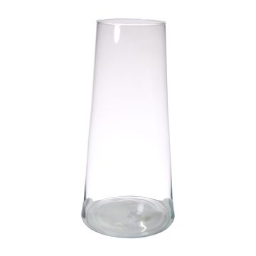 Farol MAX de cristal, transparente, 40cm, Ø18,5cm