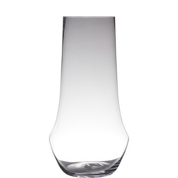 Jarrón de suelo de cristal SHANE, transparente, 65cm, Ø34cm