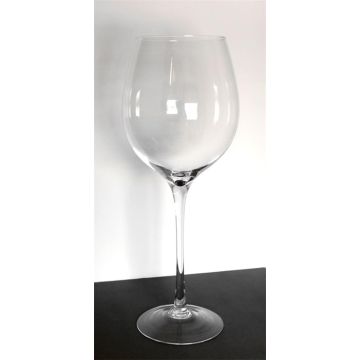 Copa de vino XXL ROGER EARTH sobre soporte, transparente, 60cm, Ø23,5cm