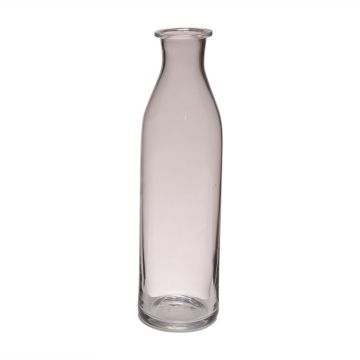Botella de vidrio ETIENNE, transparente, 30cm, Ø7cm
