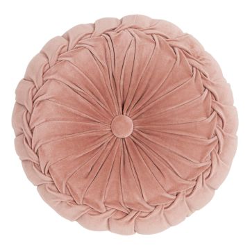 Cojín redondo BELLONA, rosa, 10x40cm
