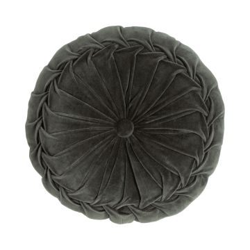 Cojín redondo BELLONA, verde musgo, 10x40cm