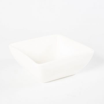 Cuenco cuadrado de porcelana EMSA, blanco, 12x12x6cm