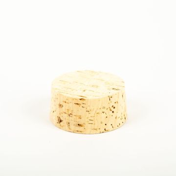 Tapa de corcho ALMEDA de corcho natural, claro, 3cm, Ø6/6,5cm